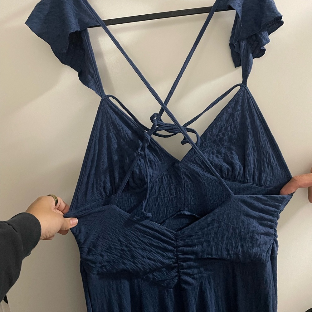 Free People Louisa Maxi Dress Size Large - Picture 7 of 8